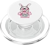 Cute Bunny Rabbit with Bubblegum Heart Sunglasses