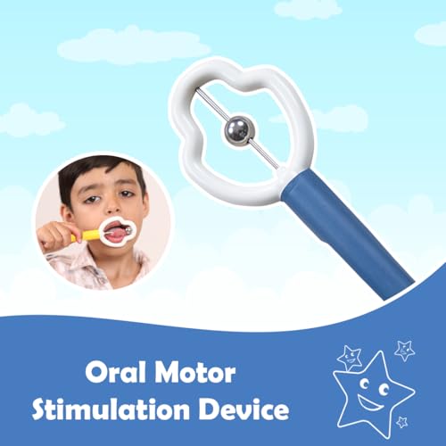 Image of Abley's Speech Therapy Tongue Exercise Tool | Professional Oral Motor Training Aid for Kids & Adults | Ideal for Speech Therapy & Tongue Strength Exercises | Yellow