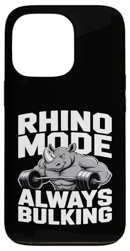 Rhino Mode Always Bulking �{�f�B�[�r���W�� �X�}�z�P�[�X iPhone 13 Pro �p