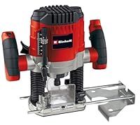 Einhell Oberfräse TC-RO 1155 E (1100 W, Ø 6 und 8 mm, Drehzahlregelung, Parallelanschlag, Absaugadapter, inkl. Zubehör)