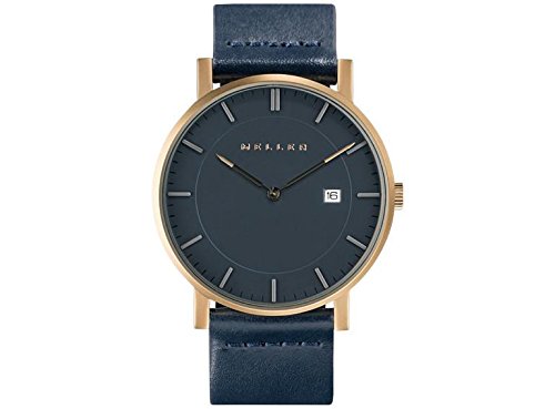 Preisvergleich Produktbild Meller Unisex Erwachsene Analog Quarz Uhr mit Leder Armband 1O-1BLUE