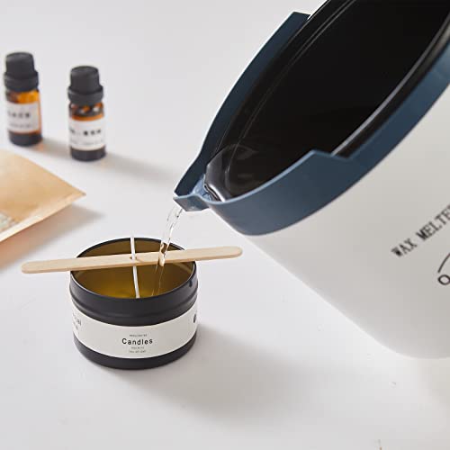 Ksedcon Panela de derretimento de velas, derretimento de cera de 1,8 L para fabricação de velas com