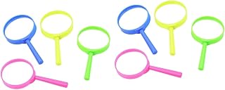 HEALLILY Plástico 12 Peças Para Brinquedos Infantis Espelho De Aumento Portátil Brinquedos Para Crianças Conjunto De Lupa De Plástico Lupa Portátil Brinquedos Para Portaria Idosos Comuns