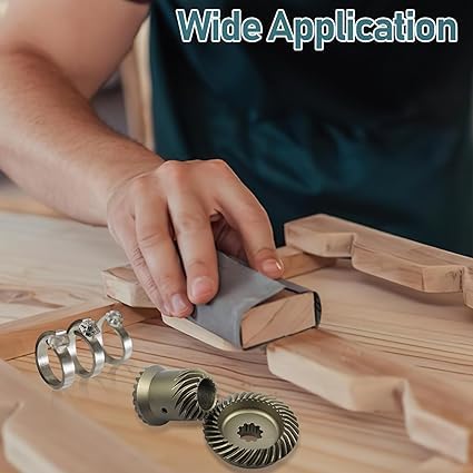 72PCS Sand Paper, Wet Dry Sandpaper Assortment Pack, Assorted for Wood Furniture Metal Finishing and Automotive Polishing, 400/600/800/1000/1200/1500/2000/2500/3000 Grit, 9 x 3.6 Inch thumbnail