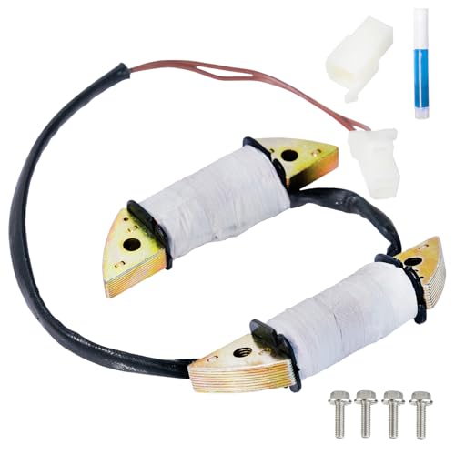 JMCHstore Headlight Charging Coil Assembly For Coleman CT200U BT200X, Predator 212cc, Baja MB165 MB200 Warrior Mini Bike, Honda 4HP-13HP Engine GX160 GX200, Mini Bikes, Go karts