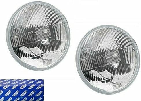 WIPACHEADLAMP SET 7" - QUARTZ HALOGEN H4 COMPATIBLE WITH LAND ROVER RR CLASSIC COUNTY & DEFENDER 90 & 110 LHD, PART # PRC7994 / RTC3756 / BR1999 X2