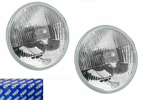 WIPACHEADLAMP SET 7" - QUARTZ HALOGEN H4 COMPATIBLE WITH LAND ROVER RR CLASSIC COUNTY & DEFENDER 90 & 110 LHD, PART # PRC7994 / RTC3756 / BR1999 X2