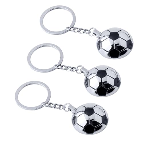 Key fob porte-clés avec dragonne robuste en métal silver - 5