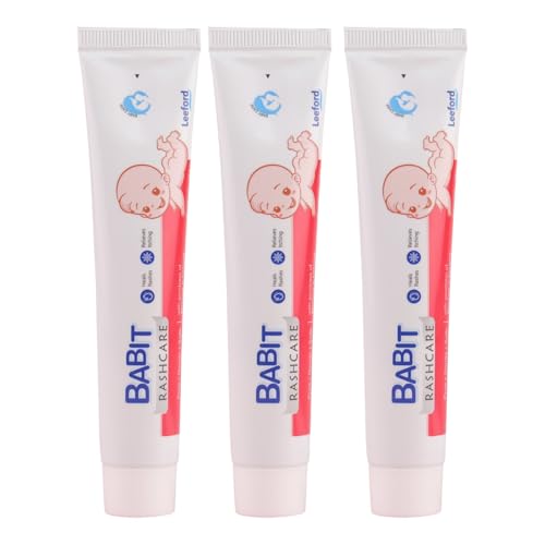 Image of Babit Rash Free Cream for Baby Pack of 3 (30gm each) - Neem, Aloe Vera & Yashada Bhasma | Diaper Rash Cream | Soothes, Heals & Protects Delicate Skin