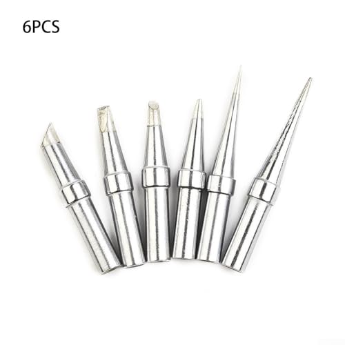 Image of 6 Pcs Replacement ET Soldering Iron Tips For Weller WE1010NA, WESD51, WES5051