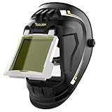 TOOLIOM Flip Front Welding Helmet Welding Mask with Flip Up Lens Welding Hood Shade-10 Welder Helmet for Stick MIG TIG