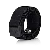 JeltX Adjustable Elastic Belts for Men and Women, Non-Slip Stretch Belt with Magnetic Belt Buckle an