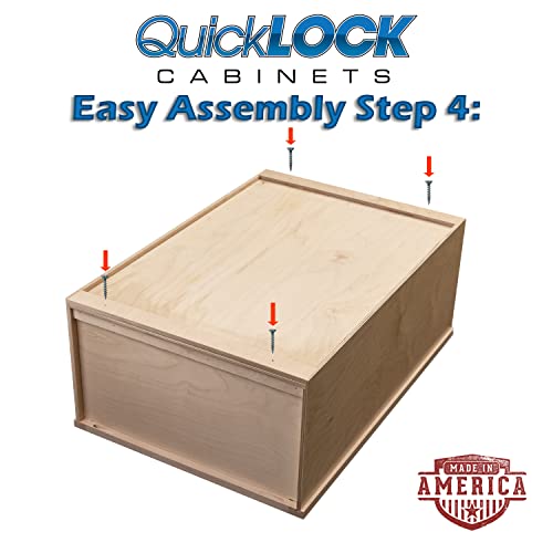 Quicklock Rta (Ready-To-Assemble) | 36'' Tall Wall Kitchen Cabinets - Shaker Style 100% Hardwood Made In America Soft Close Hardware Storage Cabinet (Magnetic Grey, 12'' D X 30'' W H), Mgw303612Rta #TOP6