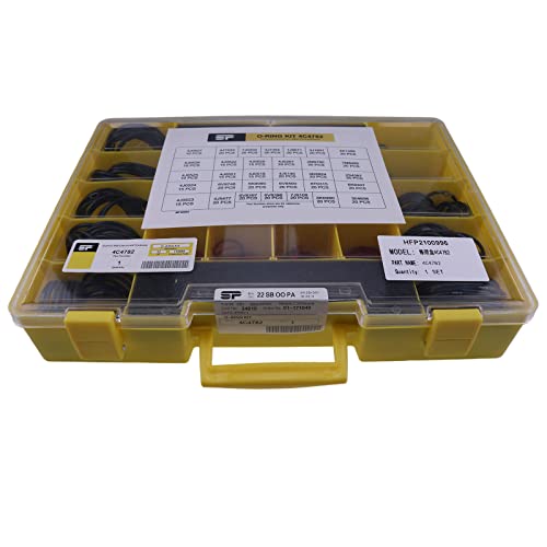Image of 580PCS Seal O-Ring Kit 4C-4782 270-1528 Compatible for Caterpillar SAE STOR ORFS 61 62 Nitrile 90, Hydraulic Hose Fitting Orings