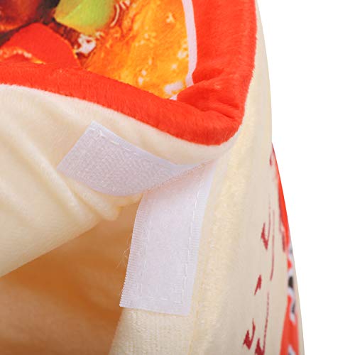 Macarrão Tigela Cama Pet, Tridimensional Copo Quente Noodles Udon Pet House com Tampa, Antiderrapant