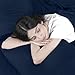 Utopia Bedding Queen Sheet Set – 4 Piece Bed Sheets for Queen Size Bed, Soft and Breathable Microfiber, Includes 1 Fitted Sheet, 1 Flat Sheet and 2 Pillowcases (Navy Blue)