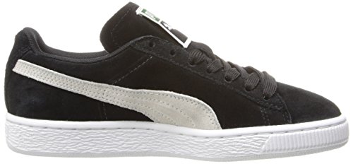 ▷ Puma Zapatillas de gamuza clásicas para mujer, negro, 8.5 B(M) U