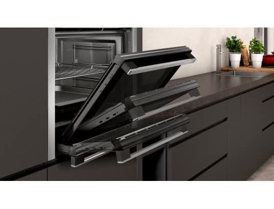 Neff einbaubackofen 71l 60cm mit ecoclean edelstahl b3ace4an0 – Bild 7