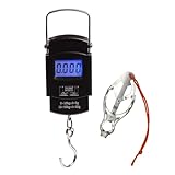 オルルド釣具 フィッシング用デジタルスケール 「ハカルドA」 最大50kg 吊り下げ式 スケール用かけはり セット シルバー qb700010b01n0