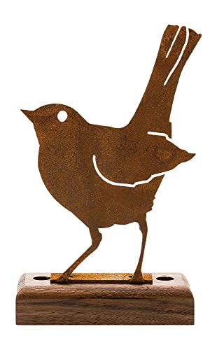 Baby Robin Bird Silhouette | Gifts for Mom | Gifts for Grandma | Housewarming | Anniversary | Nature Inspired Art | Mountable Fence Decor | Bird Lovers | Handcrafted | Yard Decor | Patio Decor