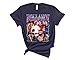 Heated Hockey Rivalry Love T Shirt Retro Romance Sports Theme Casual Short Sleeve Street Style Tee (Pink, Adult Large)