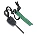 HANYI Outdoor Survival Magnesium Flints Scraper Stone Fire Starter Lighter (Green)