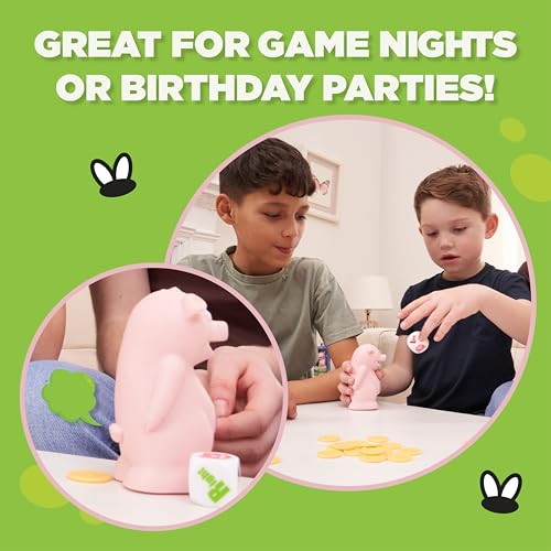 Image of Stinky Pig Dice Game, Family Games for Kids and Adults, Travel Games, 6+