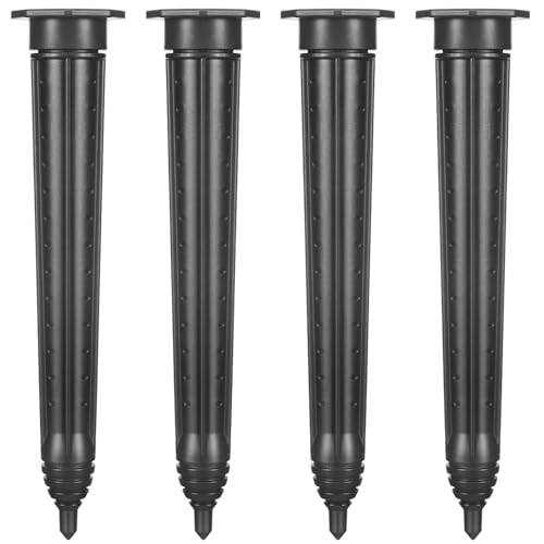 Briwooody 4 Pack Garden Watering Stake Large UV-Protected ABS Plastic Deep Root Irrigation Spike for Trees, Shrubs, Bushes, Shrubs, Flowers, Fruits, Vegetables, Potted Plants (14 Inch)
