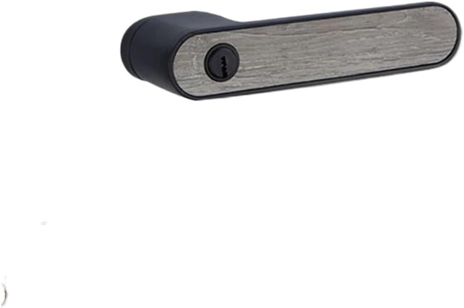 Door Lock Indoor Bedroom Mechanical Solid Wood Handle Hardware 1Pcs(60A2 Grey)