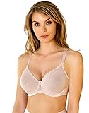 Verstellbare Träger Rosme Lingerie Ungepolsterter BH mit Vorgeformten Cups für Damen, Kollektion Powerlace, Größe 95F