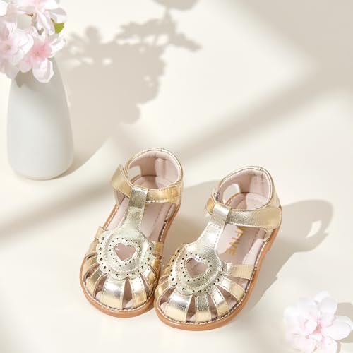 Image of GINFIVE Toddler Girls Sandals Girls Toddler Sandals Little Girls Kids Shoes