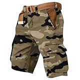 Polyvalence : short cargo pour homme est idéal pour sport, les activités de plein , fitness et vie de les jours ; il convient également travail et à toutes les occasions quotidiennes.
