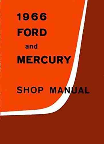 1966 Ford Galaxie & Mercury Big Car Repair Shop Manual Original