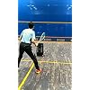 Squash Ball Machine Training Feeder Automatic Cannon Ball Machine for Squash Portable Ball Feeding Serving Machine Trainer with Internal Battery and Remote Control Sports S336A