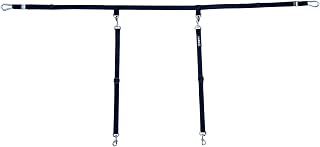 Labra Dog Heavy Duty Leash System for Truck Bed - Adjustable Dog Tether with Tie Down for Pickup Trucks - Secure Restraint - with Safety Lock for Car Travel - Double Teather