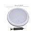misppro Balance Mat Flat Pad Inflated Balance Disc Wobble Cushion Yoga Mat Stability for Gym Exercise Yoga Gymnastics Men Women Gray 13.39 Inch