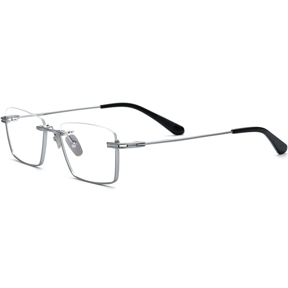 FONEXunisex-adult Ultralight Titanium Frames Prescription Eyewear Frames