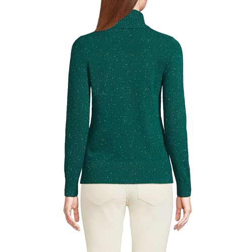 Image of Lands' End Women's Cashmere Turtleneck Sweater