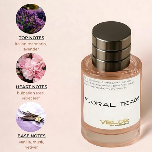 Image of Eau De Parfum for Woman | Long Lasting Fresh Floral Fragrance | Premium Luxury Perfume | Everyday Use Scent | Ideal Gift for Him & Her - 30ml (Floral Tease)