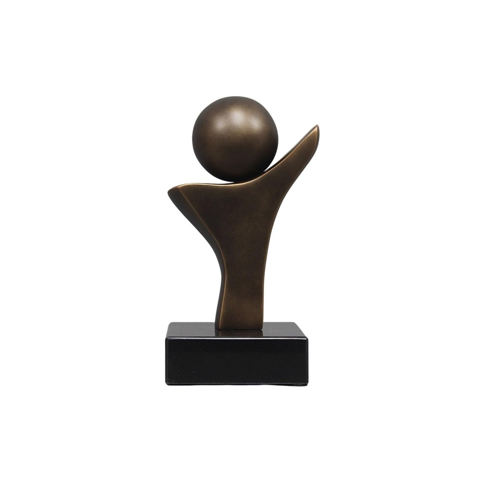 NIUHUAHUI Desktop Ornaments, Sculptures, Decorative Items Abstract Art Pieces Living Room TV Cabinets Study Decorations(Bronze)