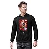 TICABIN Kenichi The Mightiest Disciple Anime Tv Show Poster Mens Hoodies Casual Cotton Unisex Black Sweatshirts 3XL #3