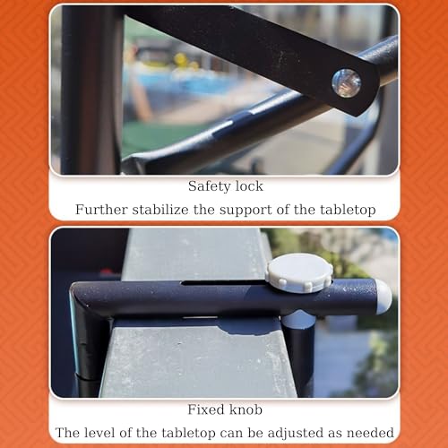 Table suspendue pliable pour garde-corps de balcon et terrasse - 5