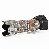 CHASING BIRDS Lentille camouflage imperméable pour NIKON AF S 70 200 mm f2.8 E FL ED VR Housse de protection imperméable (camouflage forêt, avec 2.0X TC (TC 20E III))