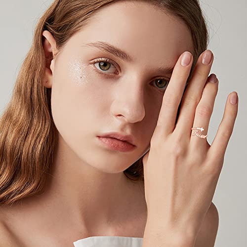 Cross Ring, Faith Ring Sterling Silver Adjustable Cross Wrap Ring Christian Fashion Band Ring for Women Girlfriend Gift4
