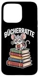 Leseratte Bibliophil Bücher Lesen Maus Nerd