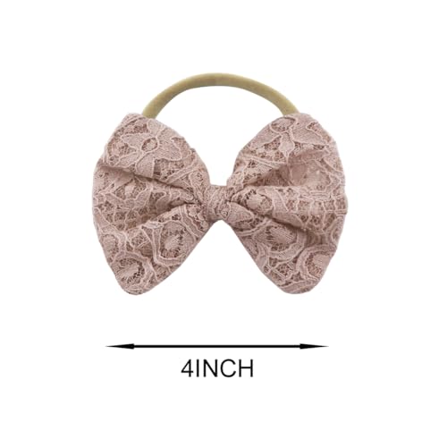 Bgfks Baby Girl Tutu Dress Elegant Lace Pom Pom Flutter Sleeve With Flower Headband Set thumb #5