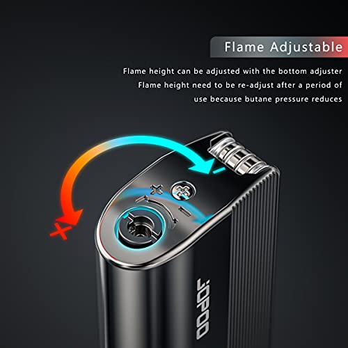 JOPOO Pipe Lighter Gas Butane Refillable Soft Flame with Pipe Cleaner Tools (Sold without Gas) - Image 5