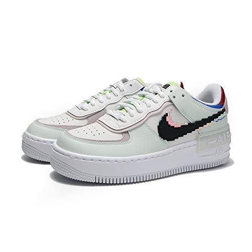 Nike Air Force One Shadow SE Barely Grn/Wht/PLT Violet/Blk (CV8480 300) -, Viola., 41 EU