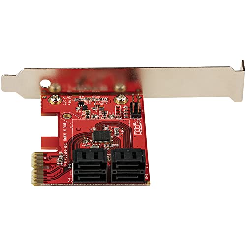 Image of StarTech 4-Port SATA III 6Gbps PCIe Card, Non-RAID (4P6G-PCIE-SATA-CARD)