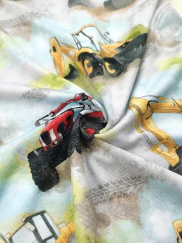 Image of Boys Girl BABY 2T-10Y Toddler Kids Girls Boys Soft Comfy Long Sleeve 2pcs Set Winter Clothing,Trucks,6-7 Years